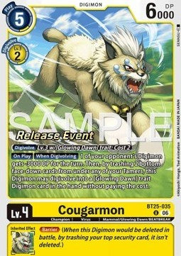Cougarmon (BT25-035) (V.2) Immagine principale del prodotto