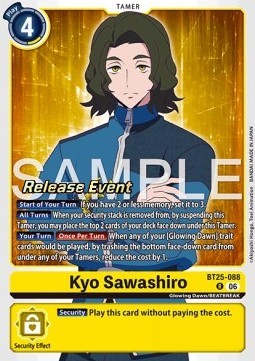 Kyo Sawashiro (BT25-088) Immagine principale del prodotto