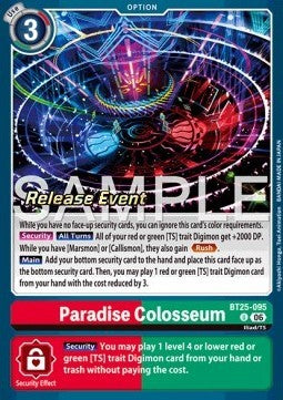 Paradise Colosseum (BT25-095) Immagine principale del prodotto