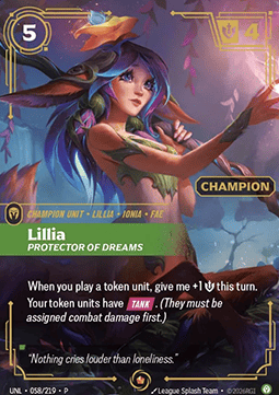 Lillia, Protector of Dreams (V.2 - Epic) Immagine principale del prodotto
