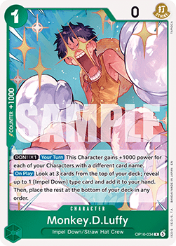 Monkey.D.Luffy (OP16-034) (V.1) Immagine principale del prodotto