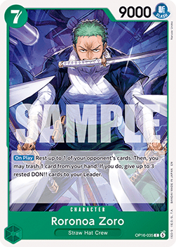 Roronoa Zoro (OP16-035) Immagine principale del prodotto