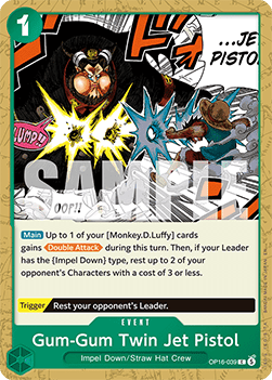 Gum-Gum Twin Jet Pistol (OP16-039) Immagine principale del prodotto