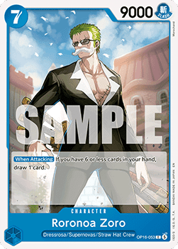 Roronoa Zoro (OP16-053) Immagine principale del prodotto