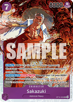 Sakazuki (OP16-065) (V.1) Immagine principale del prodotto