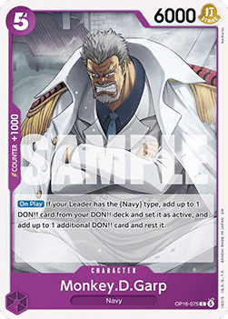 Monkey.D.Garp (OP16-075) Immagine principale del prodotto