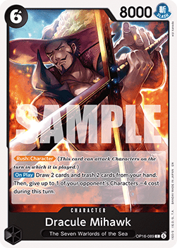Dracule Mihawk (OP16-089) Immagine principale del prodotto
