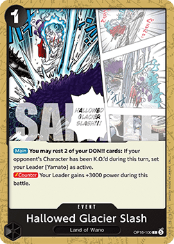 Hallowed Glacier Slash (OP16-100) Immagine principale del prodotto