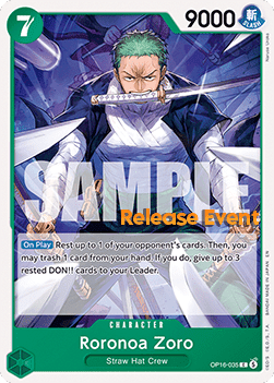 Roronoa Zoro (OP16-035) Immagine principale del prodotto