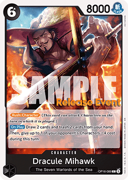 Dracule Mihawk (OP16-089) Immagine principale del prodotto