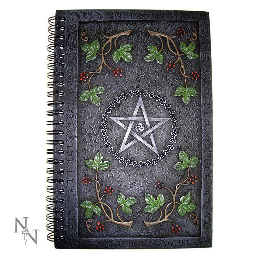 Notebook Resin Spiral Cover Wiccan Penta Immagine principale del prodotto