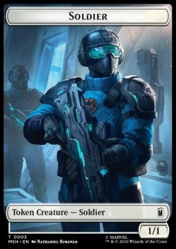 Soldier Token (W 1/1) // Villain Token (B 2/1) Immagine principale del prodotto