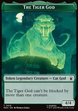 The Tiger God Token (G 4/4) // Sturdy Shield Token Immagine principale del prodotto