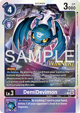 DemiDevimon (P-239) Immagine principale del prodotto