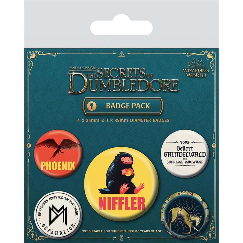 Badge Pack Fantastic Beasts Immagine principale del prodotto