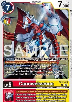 Canoweissmon (EX12-014) (V.1) Immagine principale del prodotto
