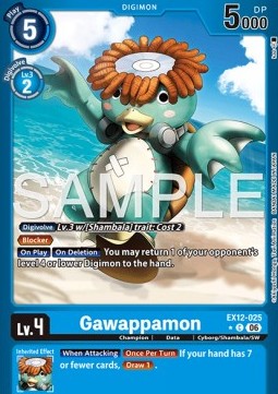Gawappamon (EX12-025) (V.2) Immagine principale del prodotto