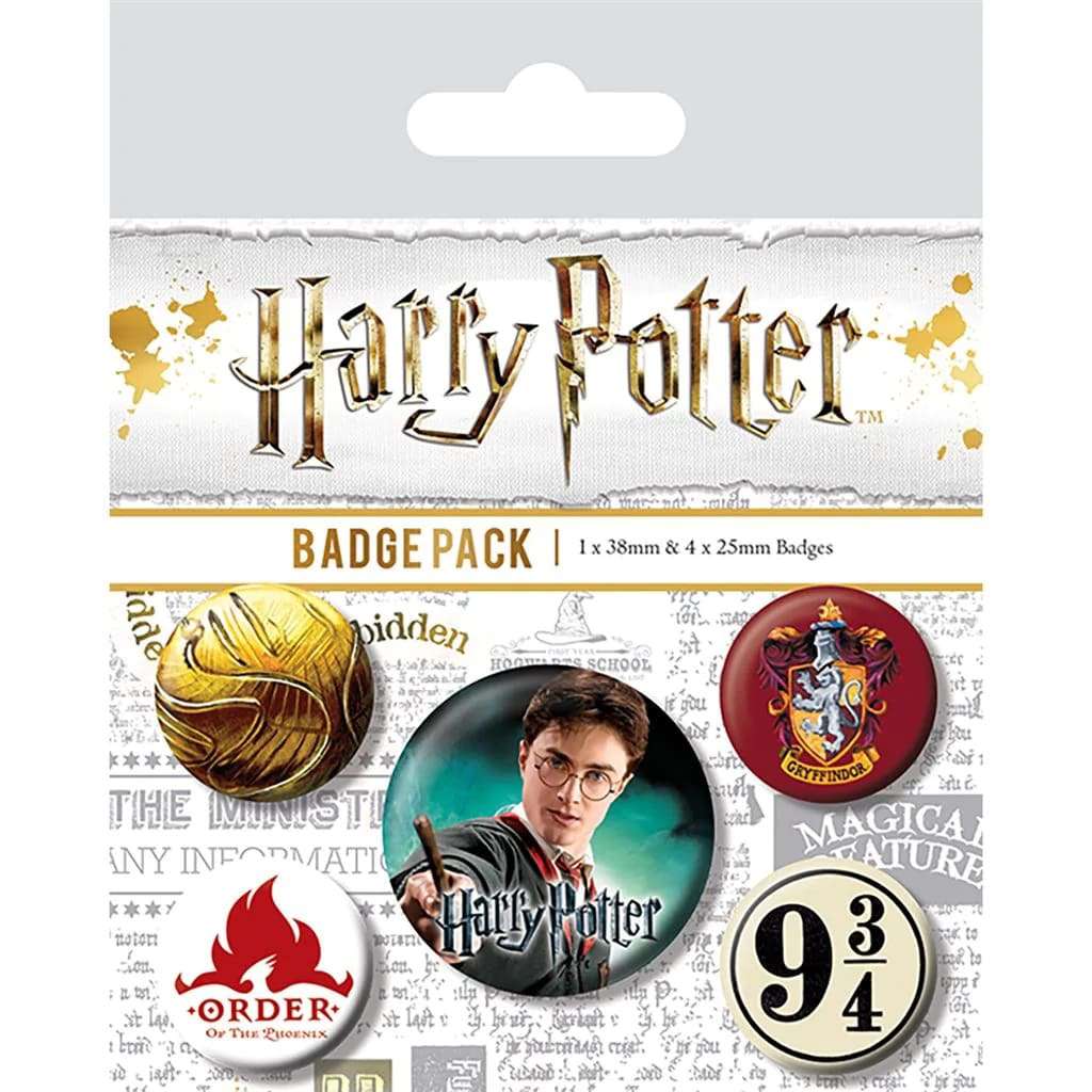 Badge Pack Harry Potter (Gryffindor) Immagine principale del prodotto