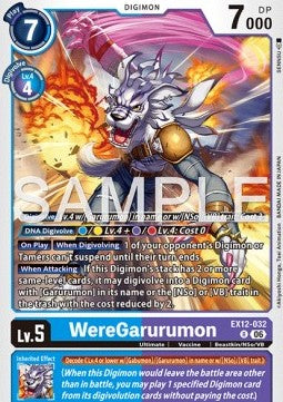 WereGarurumon (EX12-032) Immagine principale del prodotto