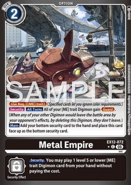 Metal Empire (EX12-072) (V.2) Immagine principale del prodotto