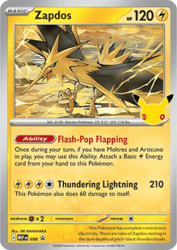 Zapdos Immagine principale del prodotto