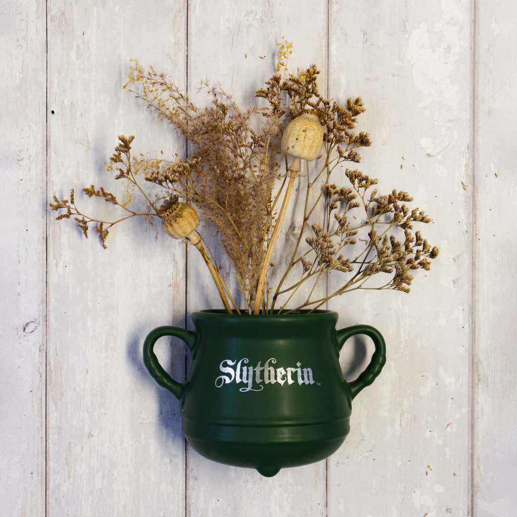 Hp Slytherin Cauldron Wall Vase Shaped