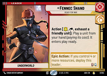 Fennec Shand, Ready for War Immagine principale del prodotto