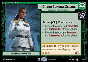 Grand Admiral Sloane, Holding the Empire Together