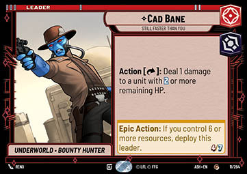 Cad Bane, Still Faster than You