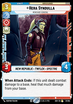 Hera Syndulla, Renegade General