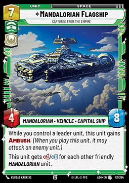 Mandalorian Flagship, Captured from the Empire