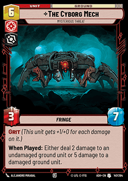 The Cyborg Mech, Mysterious Threat
