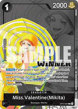 Miss.Valentine(Mikita) (OP14-087) (V.3) Immagine principale del prodotto