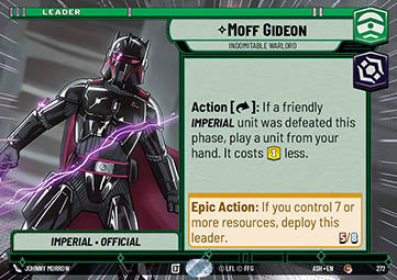 Moff Gideon, Indomitable Warlord (V.1) Immagine principale del prodotto