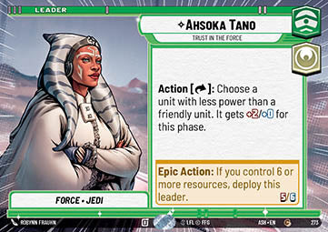 Ahsoka Tano, Trust in the Force (V.1)