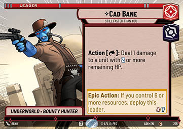 Cad Bane, Still Faster than You (V.1)