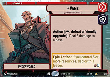 Vane, Quarrelsome Pirate (V.1)