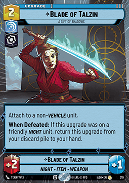 Blade of Talzin, A Gift of Shadows (V.1)