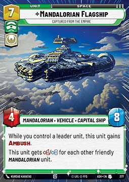 Mandalorian Flagship, Captured from the Empire (V.1)