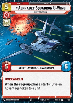 Alphabet Squadron U-Wing, Quiet Devotion (V.1) Immagine principale del prodotto
