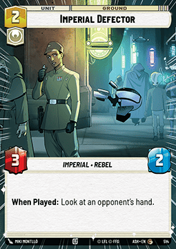 Imperial Defector (V.1)