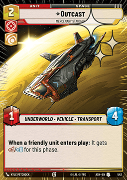 Outcast, Mercenary Starship (V.2)