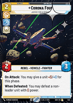 Corona Four, Justice for Alderaan (V.2)
