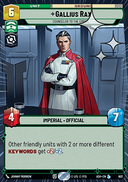 Gallius Rax, Counselor to the Empire (V.2) Immagine principale del prodotto