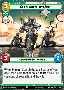 Clan Wren Loyalist (V.2)