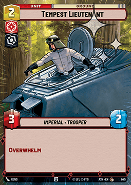 Tempest Lieutenant (V.2) Immagine principale del prodotto
