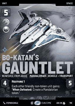 Bo-Katan's Gauntlet, Reinforce from Above (V.3) Immagine principale del prodotto