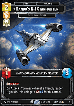Mando's N-1 Starfighter, Faster than a Fathier (V.1)