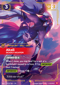 Akali, Deadly Weapon (V.2 - Showcase) Immagine principale del prodotto
