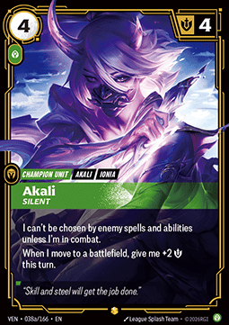 Akali, Silent (V.2 - Showcase) Immagine principale del prodotto